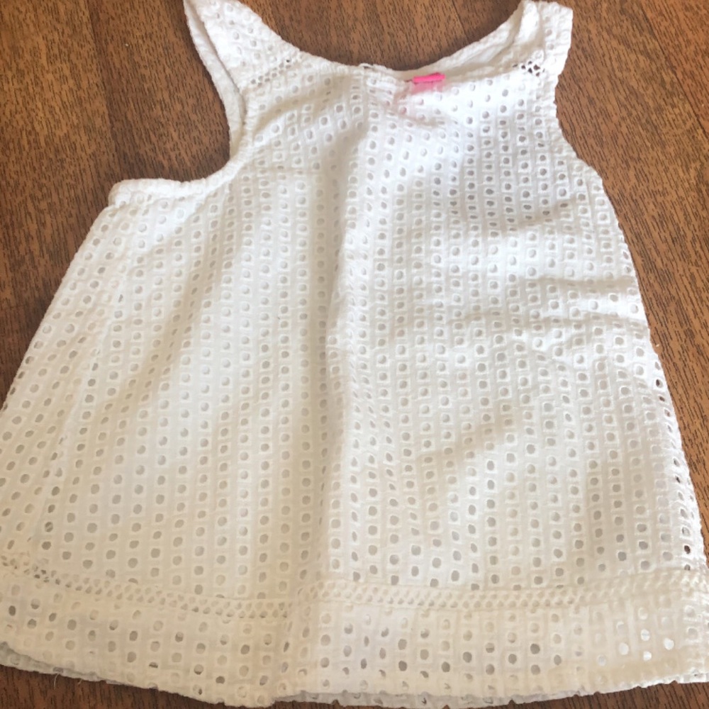 White eyelet Lilly P for Target tank
